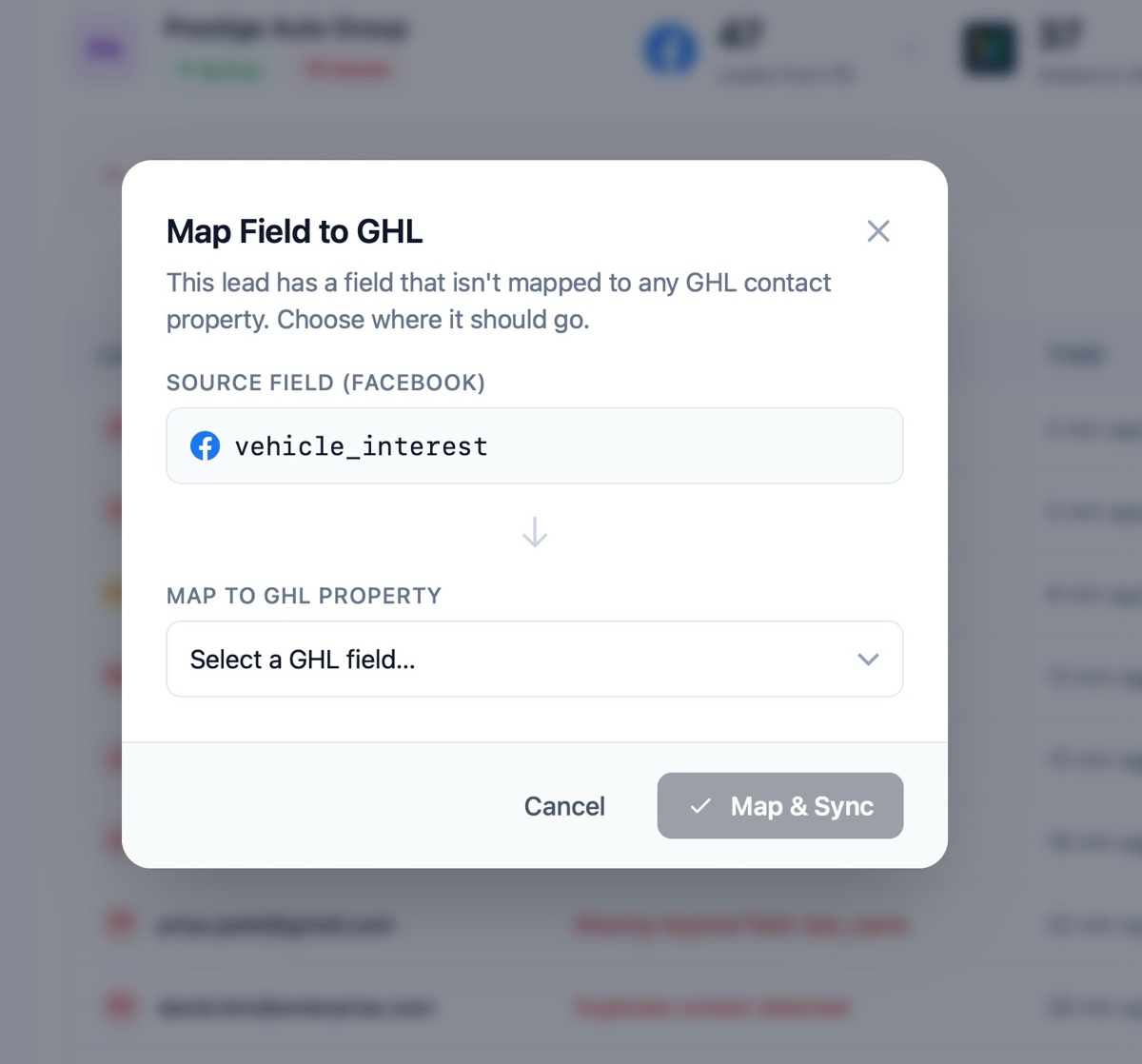 Smart Mapping Functionality